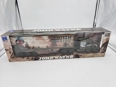 John Wayne Peterbilt Semi Camion Rimorchio 1/32 Newray Giocattoli - Nuovo IN Box - Immagine 1 di 4