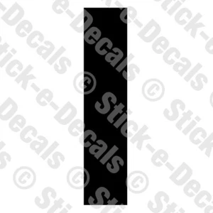 JERSEY LETTER I Vinyl Die Cut Decal Sticker Sport Athlete Alphabet Text - RSD - Picture 1 of 2