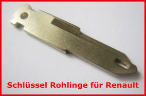 2 piezas Llave en blanco Recambio para Renault ESPACE LAGUNA TWINGO KANGOO CLIO - Imagen 1 de 1