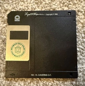 VERY RARE! Loyal H. "Bud" Chapman 3.5 Disk Infamous Golf Holes Prints Caverns - Bild 1 von 2