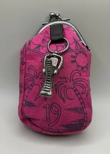 A Rare HTF Vintage Cotton/Leather Diesel Large For A Coin Purse Wallet - Picture 1 of 4