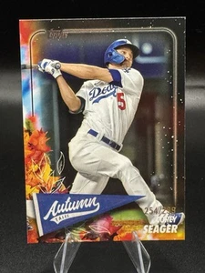 2024 Topps Update COREY SEAGER Black Autumn Tales /299 LA Dodgers - Picture 1 of 3