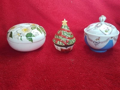 Drei alte Porzellan Dosen Vitrinen Stücke Villeroy&Boch ,Bareuther Waldsassen - Bild 1 von 4