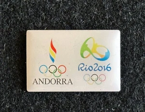 Hard to find Rio 2016 Summer Olympics - Andorra NOC team pin - Picture 1 of 2