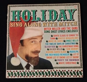 HOLIDAY SING ALONG W MITCH MILLER & THE GANG 12" VINYL COLUMBIA RECORDS CL 1701 - Imagen 1 de 5