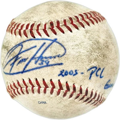 Felix Hernandez Auto Pacific Coast League Game Used Baseball "2005 PCL" PSA/DNA - Image 1 of 4