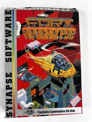 Vintage Fort Apocalypse Commodore 64 C64 Game Synapse Software 5.25" Disk Manual - Image 1 of 4