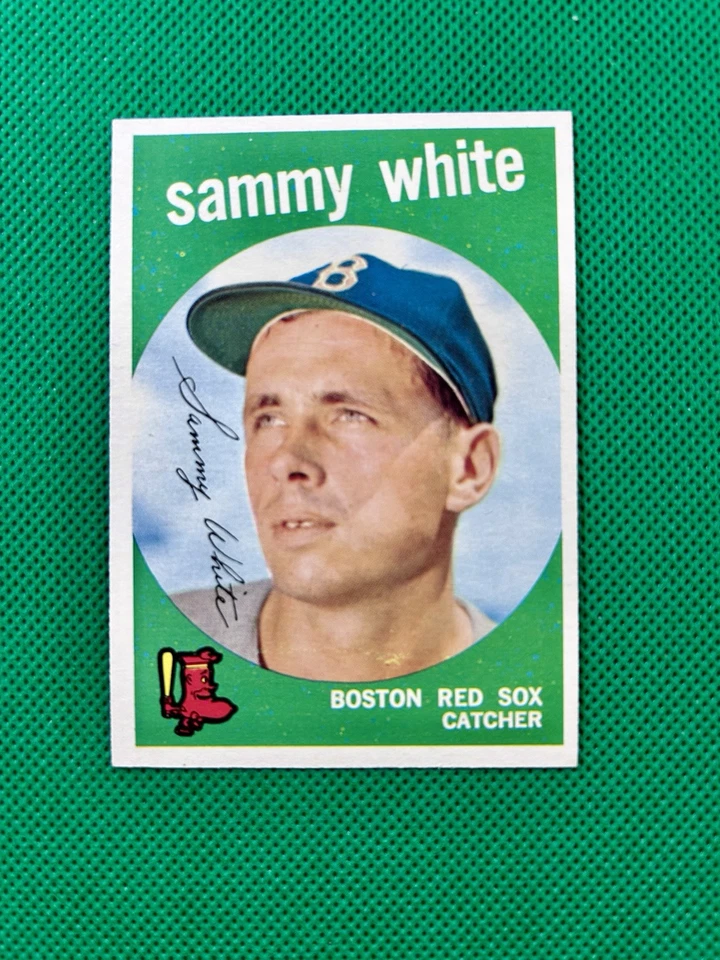1959 Topps #486 Sammy White Boston Red Sox high-end NM-MT      B59#486A1 - Image 1 of 2