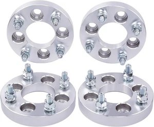 4pc 4x100 to 4x4.5 Wheel Adapters 1 Inch 12x1.5 Studs for Toyota to 4x114.3 Rims - Picture 1 of 8