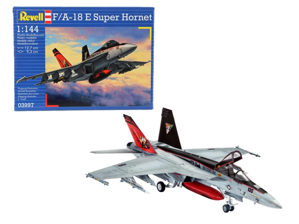 REVELL 03997 F/A-18E SUPER HORNET MODELLO REVELL 1/144 - Immagine 1 di 1