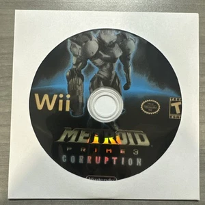 Metroid Prime 3: Corruption (Nintendo Wii, 2007) - Disc Only Cleaned - Picture 1 of 1