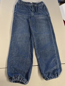 New Zara Signature Denim The 90’s Full Length Jogger Jeans girls Sz 13-14 Years - Picture 1 of 8
