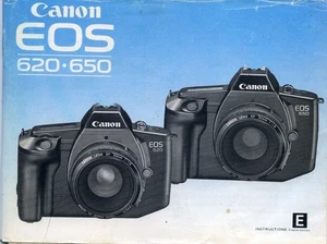Canon EOS 620 650 35mm SLR Camera  Instruction Manual - Picture 1 of 1