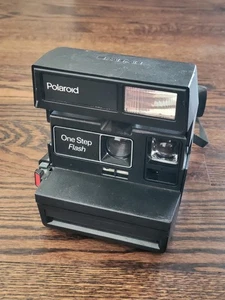 Cámara fotográfica instantánea Polaroid One Step Flash 600 de colección - probada y funcionando  - Imagen 1 de 8