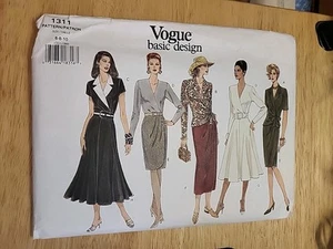 Skirt and Top size 6 8 10 Basic Design Vogue 1311 Sewing Pattern FF UC - Picture 1 of 3