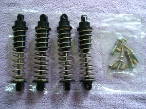 Tamiya Blackfoot Vintage 1987 Stoßdämpfer/Dämpfer mit Befestigungsschrauben & Buchsen, sehr guter Zustand. - Bild 1 von 4