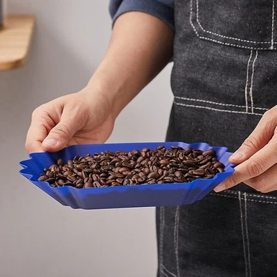 Coffee Beans Display Plate Appetizer Dish High Quality Plastic Heat Resistant - Image 1 of 4