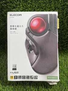 New in Open Box ELECOM Huge Trackball 2.4GHz Wireless USB Mouse M-HT1DRBK - Picture 1 of 6