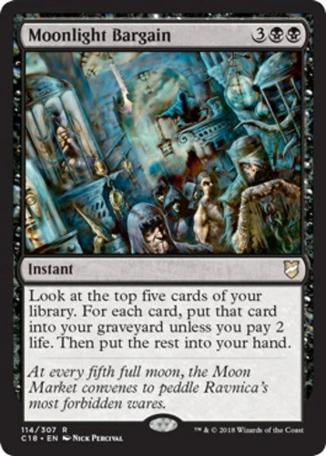 x1 Moonlight Bargain - Commander 2018 - NM - MTG - Image 1 of 1