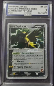 2004 Pokemon EX Team Rocket Returns #106 Rocket's Zapdos EX - Holo AGS 8 - Bild 1 von 4