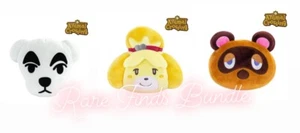 Animal Crossing Tomy Mocchi Mocchi Plush Tom Nook  Isabelle & K.K. Slider Bundle - Picture 1 of 4