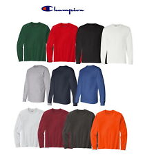 Champion メンズ タグレス ロング スリーブ T シャツ CC8C - サイズとカラーを選択してください