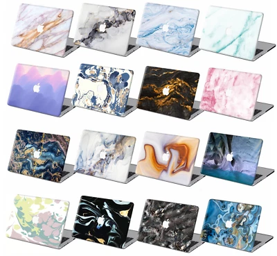 Marble Laptop Rubberized Hard Case Skin Key Cover For New Macbook Pro Air M1 M2 - Image 1 of 4