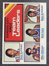 1975-76 Topps Basketball Kansas City King Team Leaders #124 NMMT+