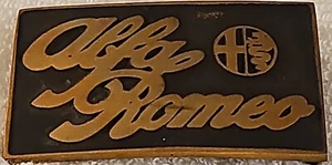 Alfa Romeo Vintage Belt Buckle Solid brass - Picture 1 of 2
