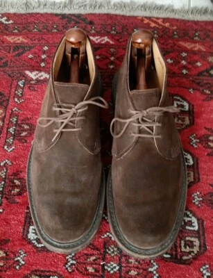 Trickers Winston Suede Boots Brown Size 8.5 - Imagen 1 de 4