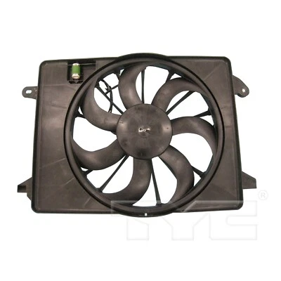 Dual Radiator and Condenser Fan Assembly TYC For 2009-2020 Dodge Challenger 2010 Foto 1 de 4