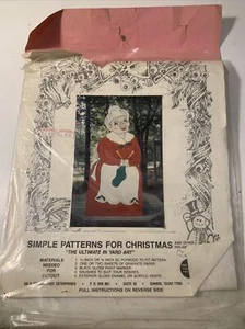 Simple Patterns For Christmas Yard Art Woodwork Pattern ~ MRS CLAUS ~ 6' - Picture 1 of 2