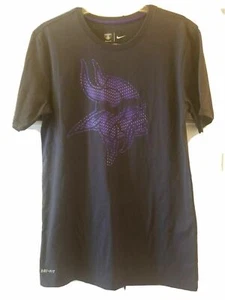 Nike NFL Vikings Tshirt Donna Taglia S Grigio Viola Nuova senza etichette - Foto 1 di 5