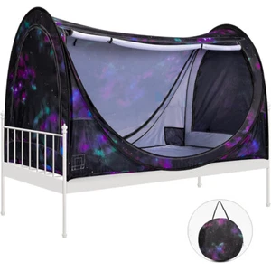 Pop Up Bed Tent Twin Size Bed Canopy Tent Portable Sleeping Tents Privacy Space - Picture 1 of 8