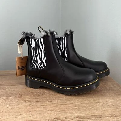 Nueva bota Chelsea Dr. Martens 2976 Leonore para mujer negra Atlas talla 5 nueva con etiquetas Foto 1 de 4