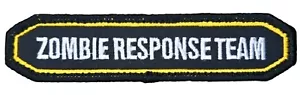 ZOMBIE RESPONSE TEAM TAB ESERCITO MILITARE NERO GIALLO GANCIO TATTICO TOPPA MORALE - Foto 1 di 2