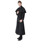 Herren Pfarrer Priester Halloween Kostüm Outfit Kirche Kostüm Kreuz Robe Anzug