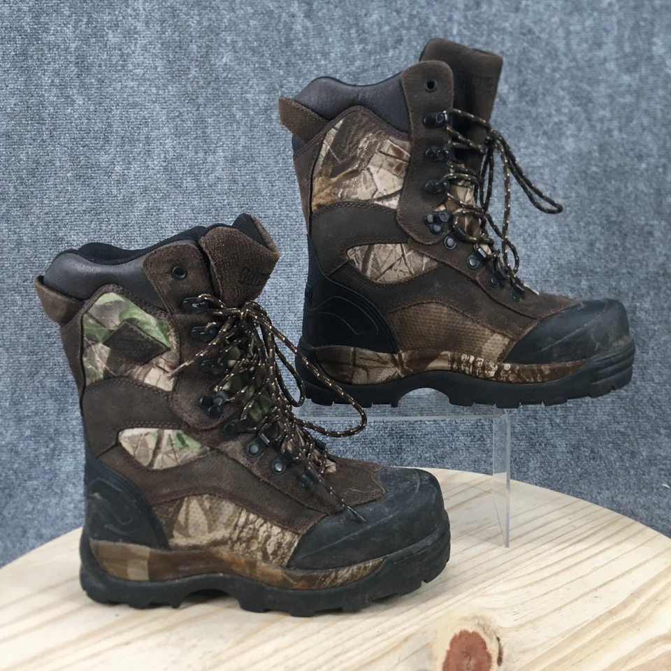 Guide Gear Boots Mens 7 M Thinsulate Camo Hunting Brown Leather Lace Up Comfort - Image 1 of 4