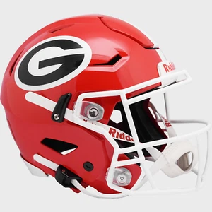 GEORGIA BULLDOGS NCAA Riddell SPEEDFLEX Authentic Gameday Football Helmet - Picture 1 of 3
