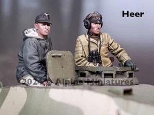 ALPINE MINIATURES  35317, German Panzer Crew Set (2 figures) , SCALE 1:35 - Picture 1 of 4
