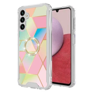 Shockproof Fusion Shield Tough Snap-on Case with Ring Grip for Samsung Galaxy - Picture 1 of 1
