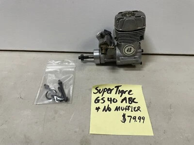 SuperTigre GS 40 R/C Airplane Engine No Muffler - Image 1 of 4