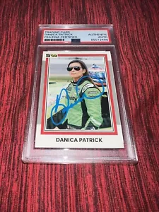 Danica Patrick Signed 2022 Panini Donruss Racing Trading Card PSA/DNA - Picture 1 of 2