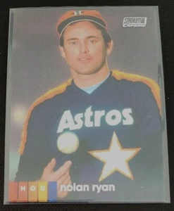 2020 Topps Stadium Club Chrome Baseball NOLAN RYAN Base #75 Houston Astros - Picture 1 of 2