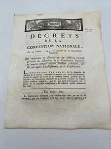 Qui rapportent le décret du 27 octobre - 1793 - Bild 1 von 2