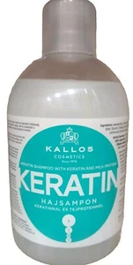 Kallos Keratin Shampoo With Keratin And Milk Protein KERATIN 1000ml Free P&P - Picture 1 of 3