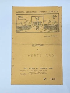 Watford V Herts F.A. 1960/61 XI 01-05-1961 PARTIDO 75 ANIVERSARIO - Imagen 1 de 1