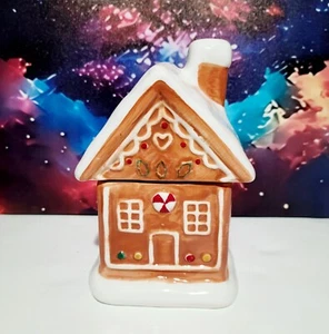 Keramik Lebkuchenhaus Keksdose Dose Weihnachten Neu - Bild 1 von 6