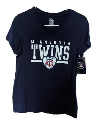 Camiseta MLB Minnesota Twins para niñas cuello en V XL brillo brillante Foto 1 de 4