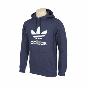 Adidas Originals Men's Classics Trefoil Hoodie Shadow Navy HE9497 g - Picture 1 of 3